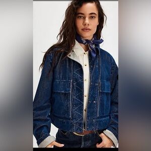 NWOT Free People We the Free Suzy Railroad Jacket so chic